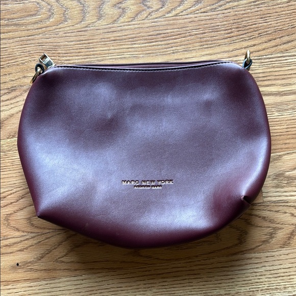 Marc New York Handbags - Marc New York Brown Leather Purse (Missing Shoulder Strap)